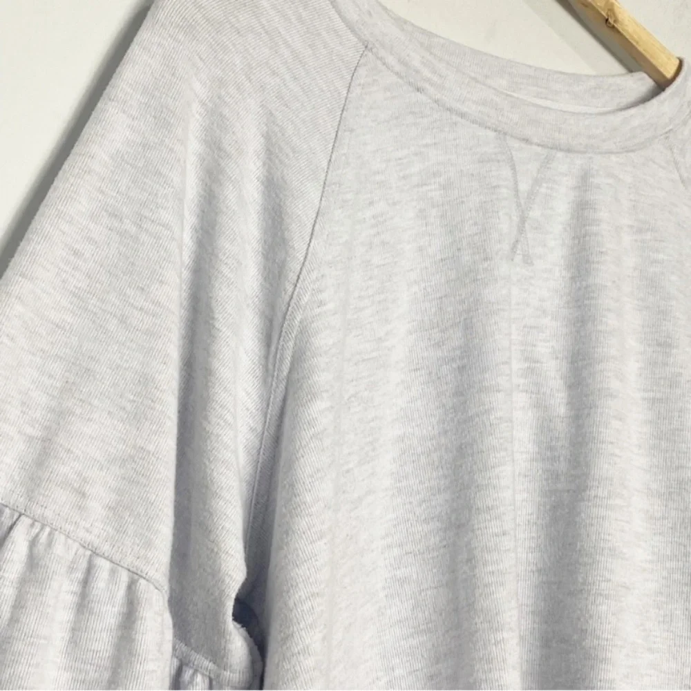 GENTLE FAWN Bree Pullover Sweatshirt Light Marled Gray